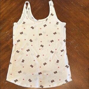 Kitty Patterned Women's Tank Top